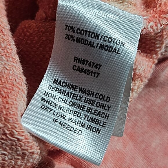 Natural Reflections Coral Tie Dye Sweater Womens Plus Size 2X Pullover Crewneck - Picture 5 of 5